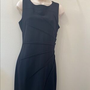 New Elegant Black Sleeveless Dress Calvin Klein